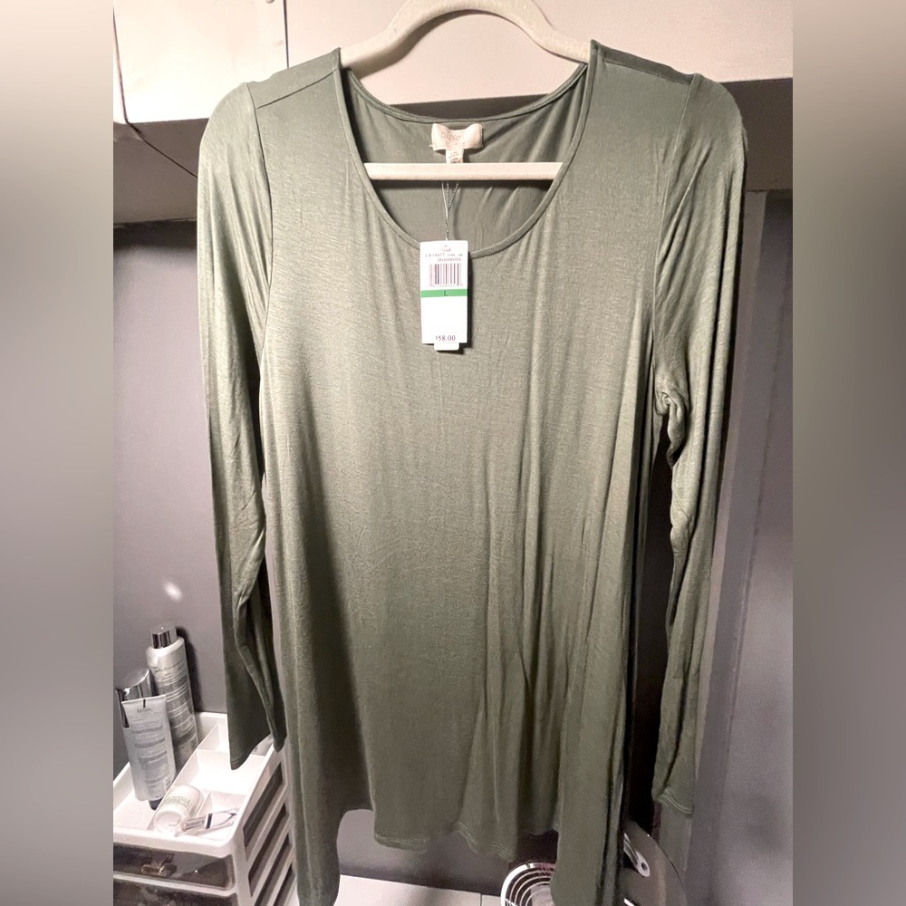 4/$25 Cupio scoop neck long sleeve t shirt